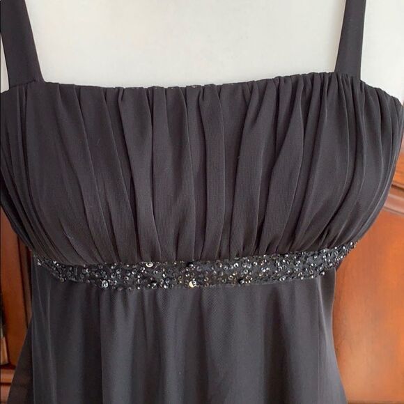 City Triangles strappy black dress- juniors size L - Picture 2 of 7